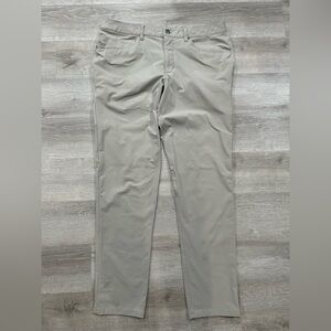 N98 Lululemon Pants Mens 36 ABC Pants Classic Beige 36x32”